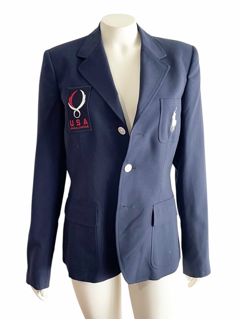 Polo Ralph Lauren Team USA Paralympics 2008 Beijing Ceremony Navy Blazer